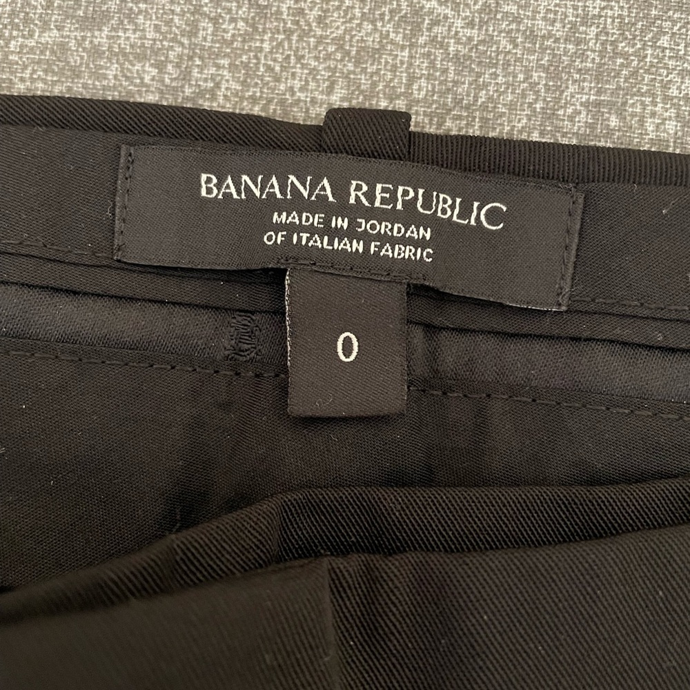 Banana Republic Structured Black Pants